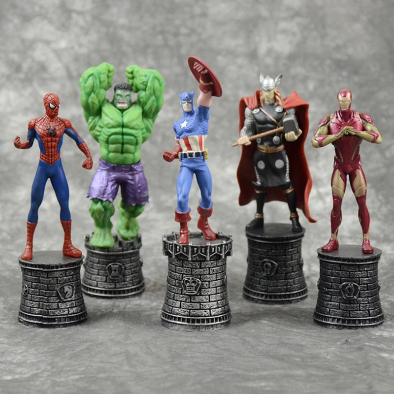 Marvel Avengers 6-inch Captain America Iron-man Spider-man Thor Hulk Model Anime Figures Favorites Collect Ornaments
Marvel Avengers 6-inch Captain America Iron-man Spider-man Thor Hulk Model Anime Figures Favorites Collect Ornaments