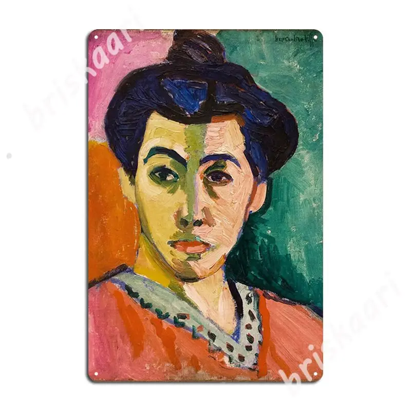 Portrait Of Madame Matisse. The Green Line. Metal Signs Living Room Custom Cinema Garage Plaques Tin sign Posters
Portrait Of Madame Matisse. The Green Line. Metal Signs Living Room Custom Cinema Garage Plaques Tin sign Posters