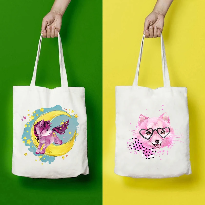 Watercolor Animals Shopper Bag Women's Anime Designer Handbags 2021 Canvas Fabric Roomy Shoppers Printed Bags Handle Woman Cloth 
Watercolor Animals Shopper Bag Women's Anime Designer Handbags 2021 Canvas Fabric Roomy Shoppers Printed Bags Handle Woman Cloth