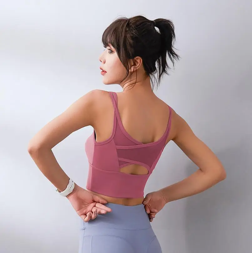 Professional Sport Bras for Women Sexy Mesh Workout Fitness Push Up Shockproof Crop Tops Removable Bra Padded Training Underwear
Professional Sport Bras for Women Sexy Mesh Workout Fitness Push Up Shockproof Crop Tops Removable Bra Padded Training Underwear