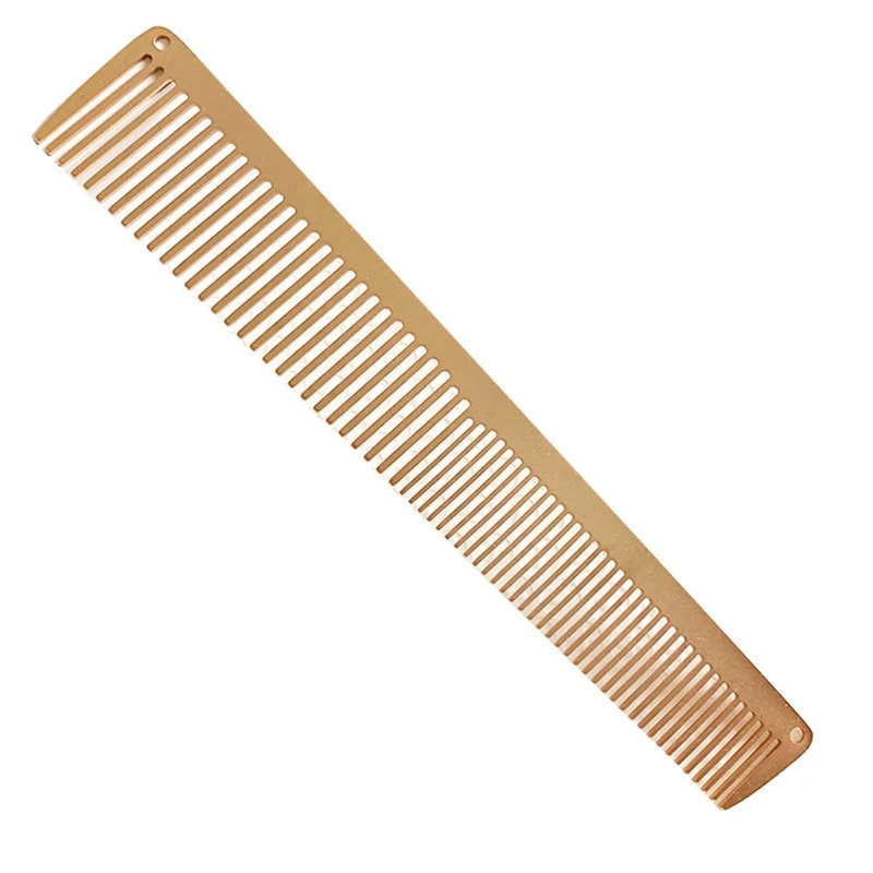 

Men's Stainless Steel Comb Anti Static Hairdressing Clipper Combs Professional Hair Styling Tool for Barber Haircut Salon Home U