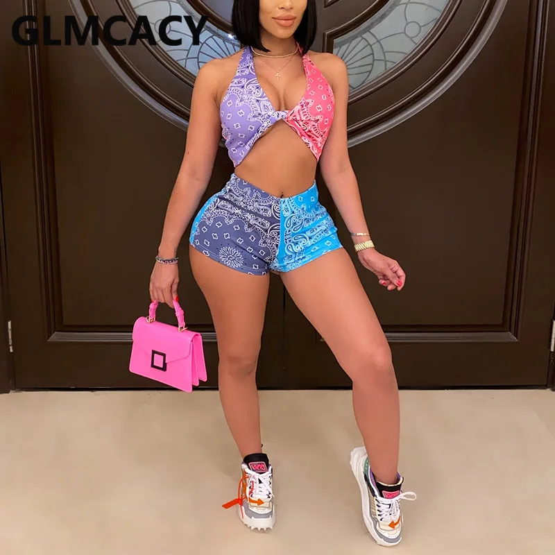 Women Two Peice Vintage Sexy Suits Crop Top & Bodycon Shorts Set
Women Two Peice Vintage Sexy Suits Crop Top & Bodycon Shorts Set