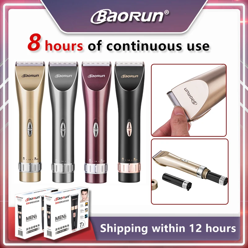 BaoRun X5 Professional Hair Clipper Men Electric Cutter High Power Hair Cutting Machine Rechargeable Beard Shaving Trimmer Razor
BaoRun X5 Professional Hair Clipper Men Electric Cutter High Power Hair Cutting Machine Rechargeable Beard Shaving Trimmer Razor