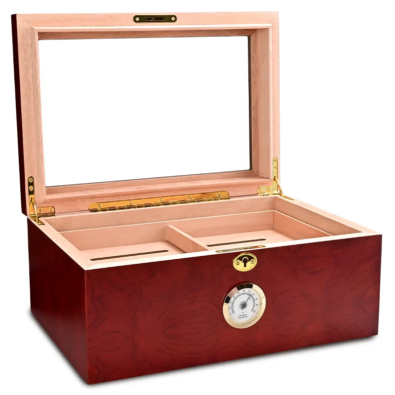 Solanum cigar box external hygrometer safety lock piano paint cedar cigar moisture box
Solanum cigar box external hygrometer safety lock piano paint cedar cigar moisture box