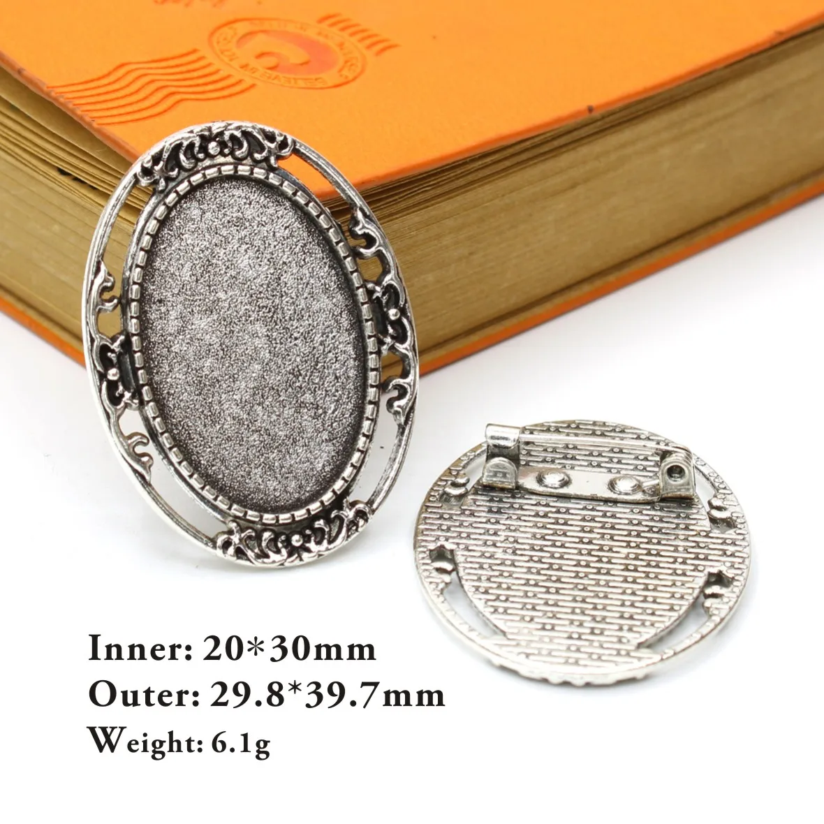 Silver Brooch Base Safety Pin Rivets Fixed Beautiful and Durable Zinc Alloy Inner Diameter Oval 20x30mm Multi-style 5pcs/bag
Silver Brooch Base Safety Pin Rivets Fixed Beautiful and Durable Zinc Alloy Inner Diameter Oval 20x30mm Multi-style 5pcs/bag