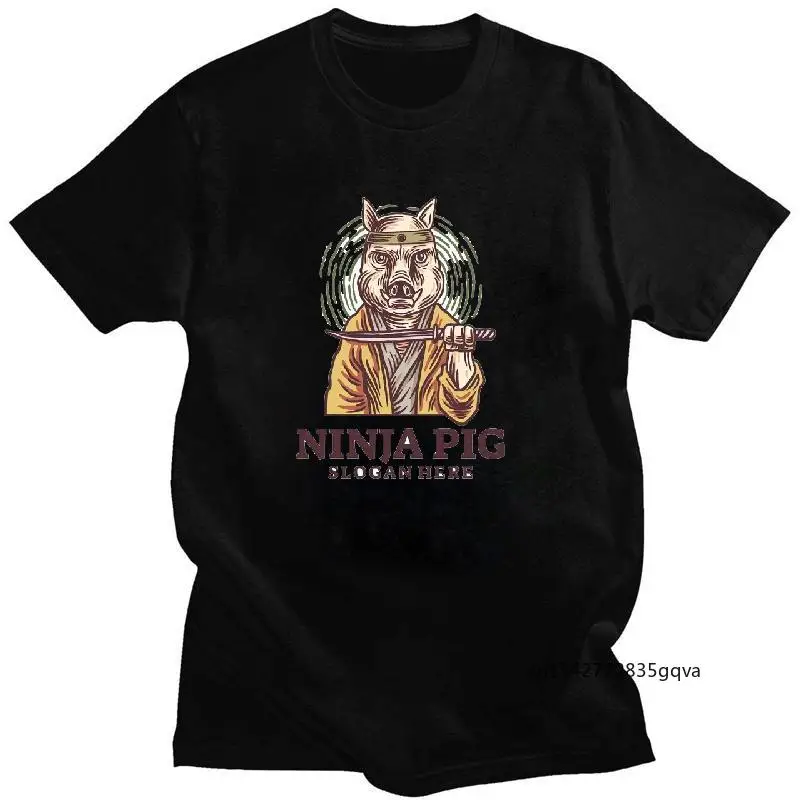 Awesome Ninja Pig T Shirts O-Neck Short Sleeve Regular Mens Top Quality Men Tee Shirt Customized Products
Awesome Ninja Pig T Shirts O-Neck Short Sleeve Regular Mens Top Quality Men Tee Shirt Customized Products