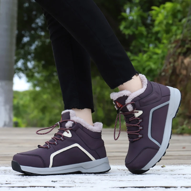 Мужские ботинки, водонепроницаемые зимние теплые женские ботинки для снежной погоды, повседневная обувь для пары, рабочие кроссовки, высокие резиновые ботильоны унисекс 
Мужские ботинки, водонепроницаемые зимние теплые женские ботинки для снежной погоды, повседневная обувь для пары, рабочие кроссовки, высокие резиновые ботильоны унисекс