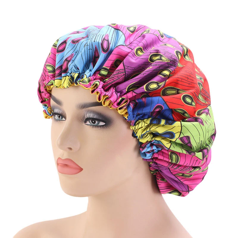 New Extra large Satin Lined Bonnets women African pattern print fabric Ankara bonnets Night Sleep Hat Ladies Turban
New Extra large Satin Lined Bonnets women African pattern print fabric Ankara bonnets Night Sleep Hat Ladies Turban