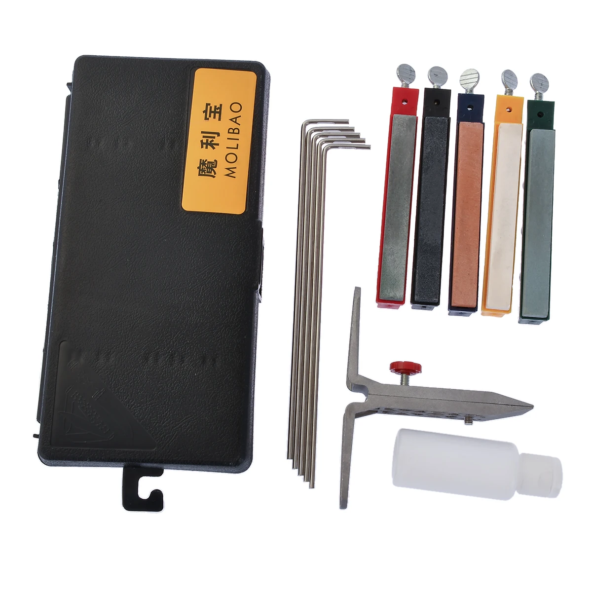 Sharpener Fixed Angle Knife New Professional Sharpener System for Sharpening Stone Sharpener Clip Set With 5 Stones Version
Sharpener Fixed Angle Knife New Professional Sharpener System for Sharpening Stone Sharpener Clip Set With 5 Stones Version