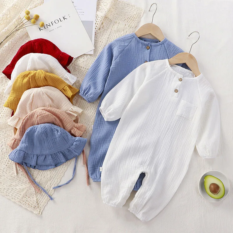 Baby Clothes Newborn Baby Clothes With Hat Printing Baby Jumpsuit Long Sleeve Boys And Girls' Autumn Underpainting Jumpsuit
Baby Clothes Newborn Baby Clothes With Hat Printing Baby Jumpsuit Long Sleeve Boys And Girls' Autumn Underpainting Jumpsuit