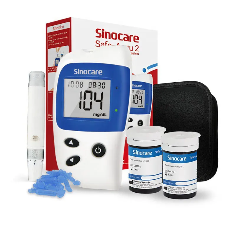 Diabetic Blood Sugar meter Diabetes Test blood glucose meter Test Strips Lancets Glucometer kit
Diabetic Blood Sugar meter Diabetes Test blood glucose meter Test Strips Lancets Glucometer kit