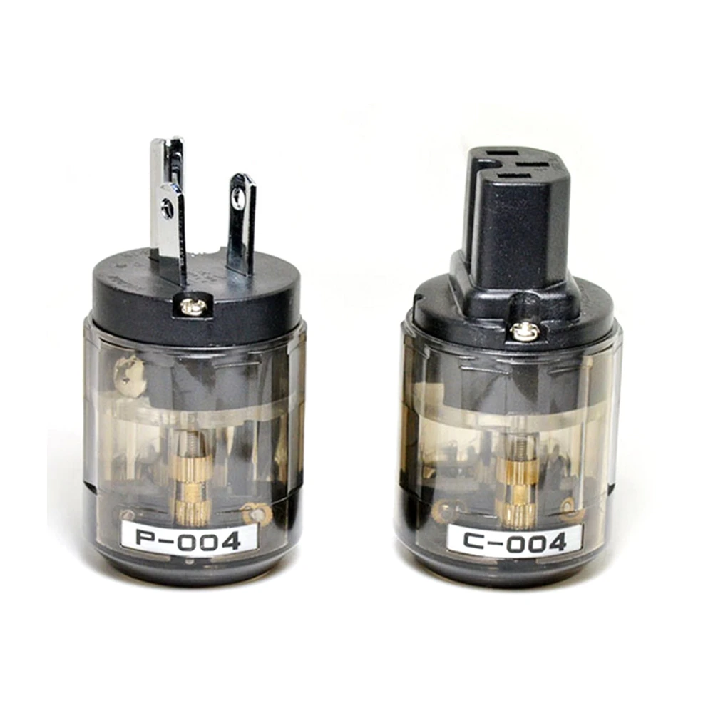 TOP-HiFi pair P-004/P-004E Rhodium Plated US Power Plug & C-004 IEC Connector Audio AMP CD US AC Power Cord Connector Plug
TOP-HiFi pair P-004/P-004E Rhodium Plated US Power Plug & C-004 IEC Connector Audio AMP CD US AC Power Cord Connector Plug