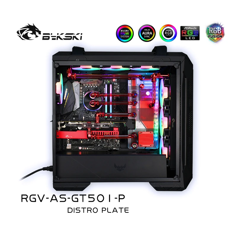 BYKSKI Acrylic Board Waterway board Kit Solution for ASUS TUF GAMING GT501 Kits Computer Case for CPU/GPU Block Support DDC Pump
BYKSKI Acrylic Board Waterway board Kit Solution for ASUS TUF GAMING GT501 Kits Computer Case for CPU/GPU Block Support DDC Pump