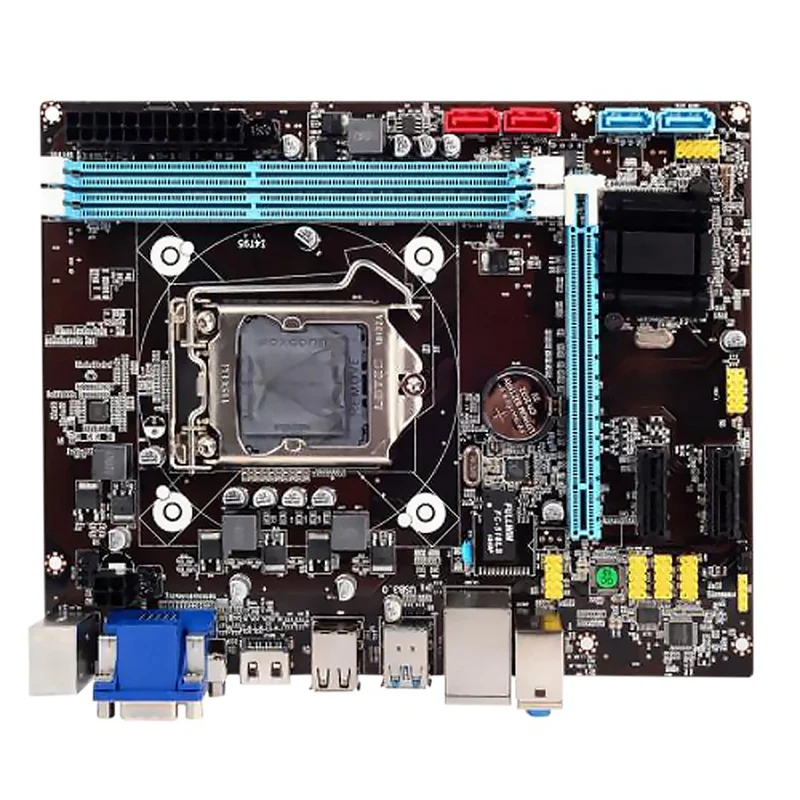 

H81 Dual Channel Motherboard LGA1150 DDR3 Supports I3 I5 I7 Cpu Motherboard Support PcI-Express 16X