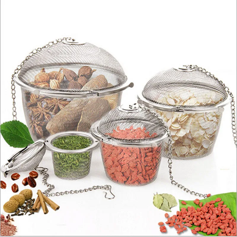 Stainless Steel Tea Ball Strainer Tea Infuser Sphere Locking Spice Mesh Infuser Loose Leaf Spice Strainers Kitchen Accessories
Stainless Steel Tea Ball Strainer Tea Infuser Sphere Locking Spice Mesh Infuser Loose Leaf Spice Strainers Kitchen Accessories