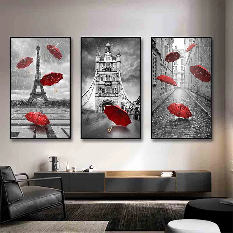 Modern Painting Art Building and Red Umbrella Posters and Prints Canvas Painting Wall Art Pictures for Living Room Decor Cuadro
Modern Painting Art Building and Red Umbrella Posters and Prints Canvas Painting Wall Art Pictures for Living Room Decor Cuadro