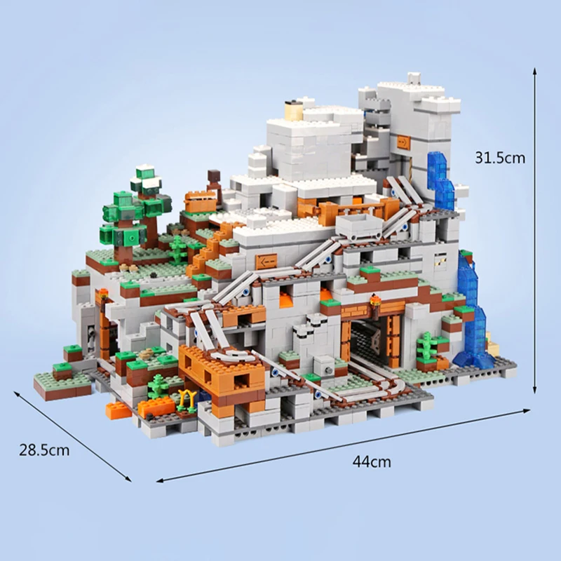 IN stock With 13 MINI Figures My World The Mountain Cave Building Blocks Bricks KIT DIY Toys Kid Birthday Gifts
IN stock With 13 MINI Figures My World The Mountain Cave Building Blocks Bricks KIT DIY Toys Kid Birthday Gifts