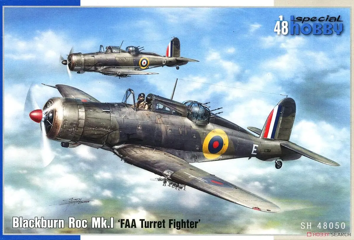 Special Hobby SH48050 1/48 Blackburn ROC Mk.I `FAA Turret Fighter` Plastic model
Special Hobby SH48050 1/48 Blackburn ROC Mk.I `FAA Turret Fighter` Plastic model