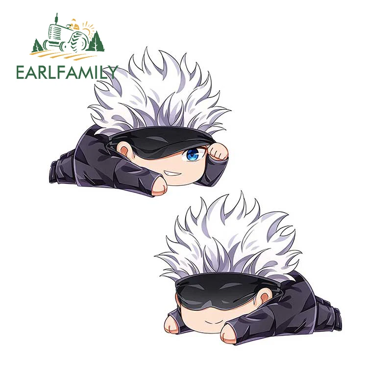 EARLFAMILY 13cm x 10.5cm Cartoon Anime Car Sticker for Jujutsu Kaisen Gojo Satoru Graphics Decal Waterproof Car Accessories
EARLFAMILY 13cm x 10.5cm Cartoon Anime Car Sticker for Jujutsu Kaisen Gojo Satoru Graphics Decal Waterproof Car Accessories