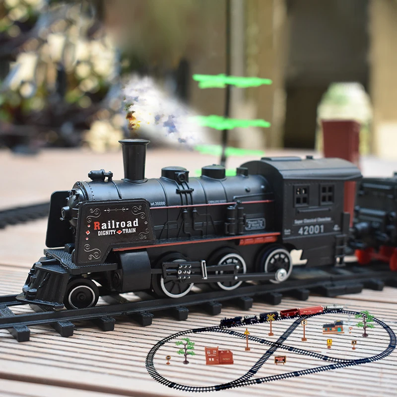 Rail Car Model Railway Train spray Educational Toys Children Track Car Adventure Brain Game Mechanical Interactive Train Toys
Rail Car Model Railway Train spray Educational Toys Children Track Car Adventure Brain Game Mechanical Interactive Train Toys