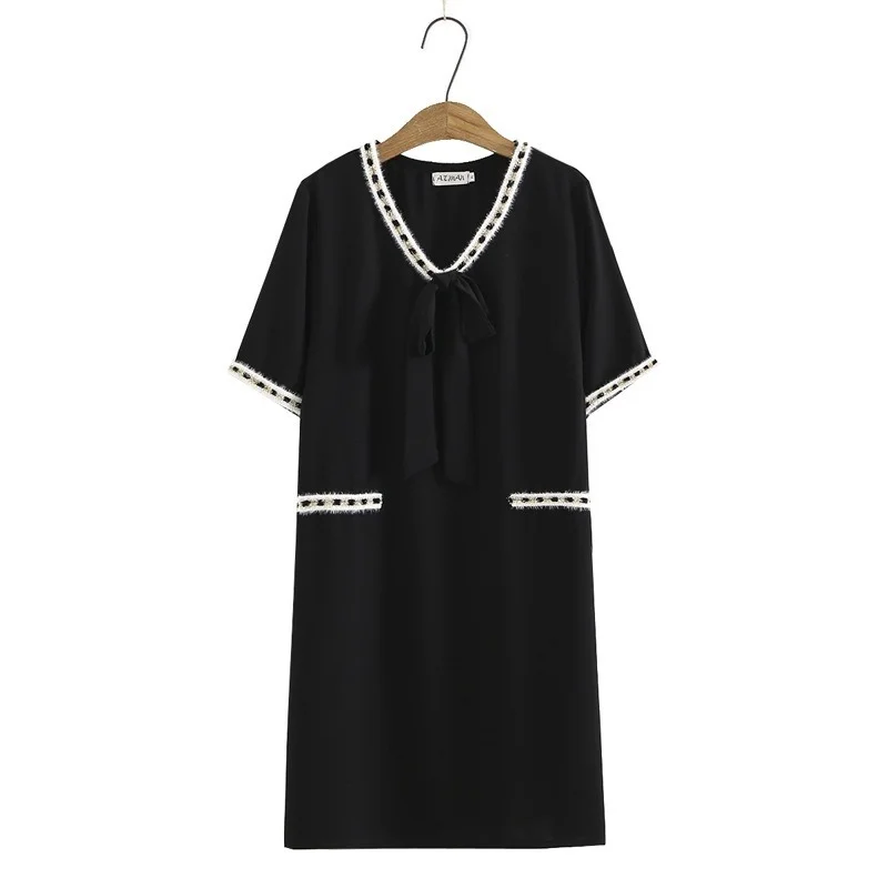 Plus Size XL-3XL V-neck Women's Black Dress Vintage A-line Vintage Mini Dresses Casual Vintage Vestidos
Plus Size XL-3XL V-neck Women's Black Dress Vintage A-line Vintage Mini Dresses Casual Vintage Vestidos