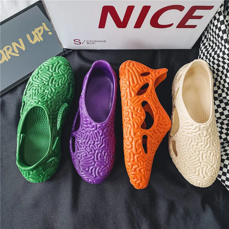 Mo Dou 2021 Quality Clogs Fashion Street Style Garden Sandals Men Shoes Women Wading Beach EVA Non-Slip Cool Soft Flat Light
Mo Dou 2021 Quality Clogs Fashion Street Style Garden Sandals Men Shoes Women Wading Beach EVA Non-Slip Cool Soft Flat Light