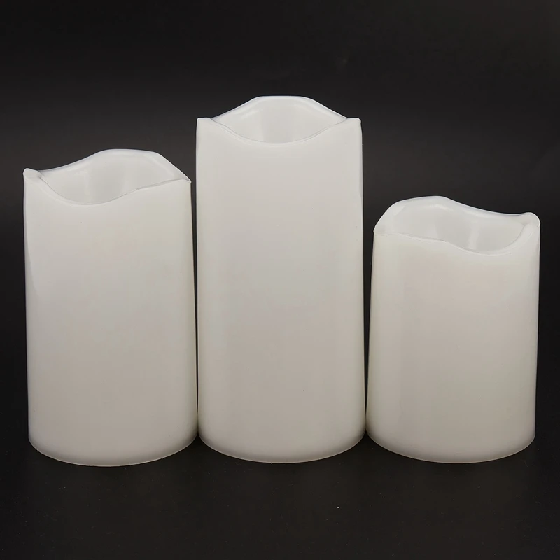 3Pcs Set LED Multicolored Flameless Electronic Candles Outdoor & Indoor Color Changing Candles Light With Multi-Function Timer R
3Pcs Set LED Multicolored Flameless Electronic Candles Outdoor & Indoor Color Changing Candles Light With Multi-Function Timer R