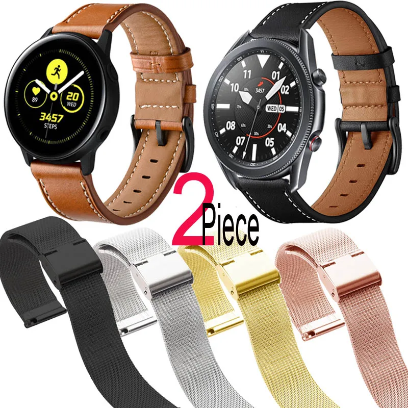 Leather Strap For Samsung Galaxy Watch 45mm 41mm 42mm 46mm 40mm 44mm Bracelet Milanese Watchband
Leather Strap For Samsung Galaxy Watch 45mm 41mm 42mm 46mm 40mm 44mm Bracelet Milanese Watchband