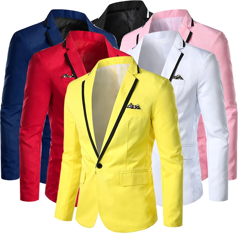 Blazer Masculino Homme Slim Fit for 2020 Stylish Casual Solid Blazer Business Wedding Party Outwear Coat Suit Tops Men
Blazer Masculino Homme Slim Fit for 2020 Stylish Casual Solid Blazer Business Wedding Party Outwear Coat Suit Tops Men