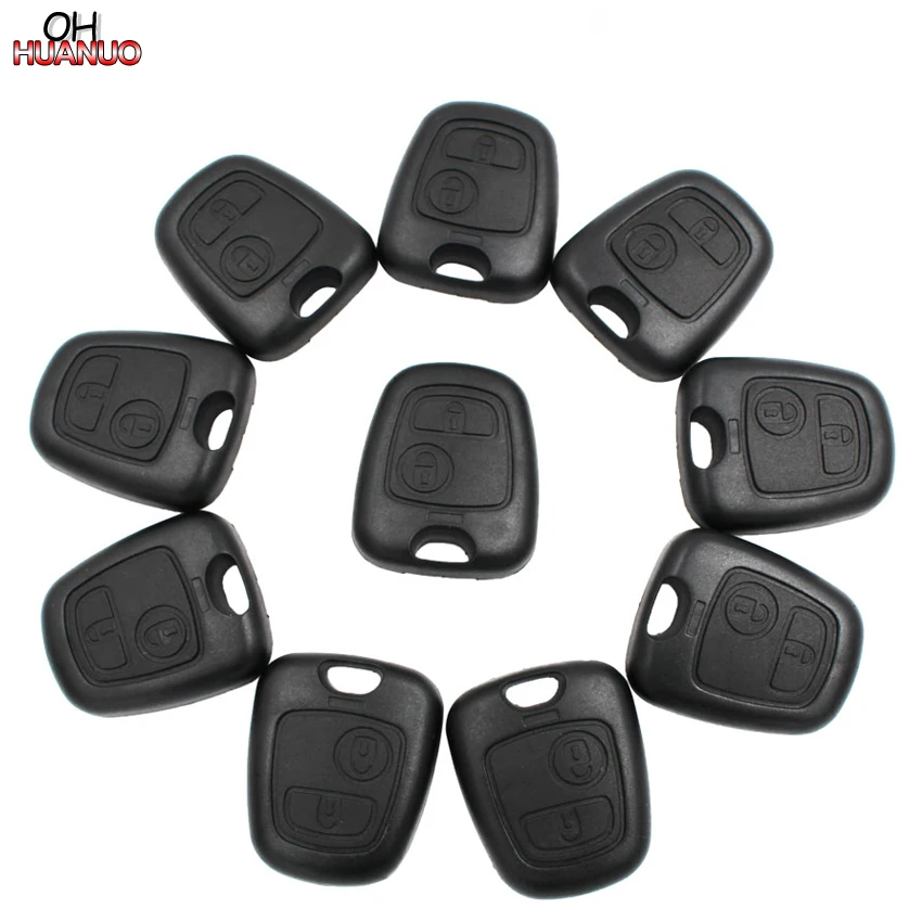 10 шт./лот новый сменный чехол для ключа Peugeot 206/307/207 Citroen C2 без лезвия|Заготовки