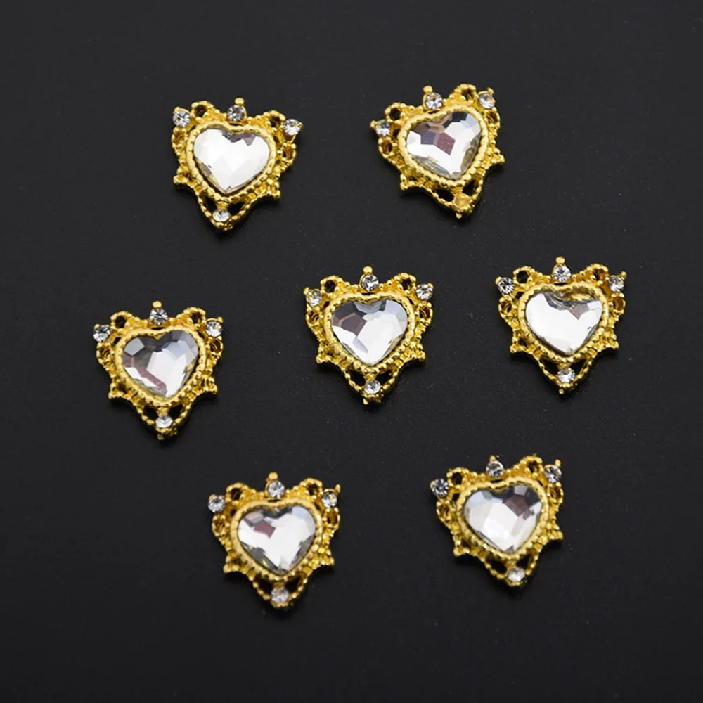 10Pc/Set Heart Rhombus Nail Art Decoration Colorful Rhinestone Alloy Frame Charms DIY Crystal Diamond Manicure Accessories FG#67
10Pc/Set Heart Rhombus Nail Art Decoration Colorful Rhinestone Alloy Frame Charms DIY Crystal Diamond Manicure Accessories FG#67