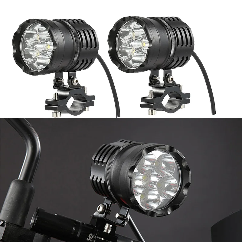 Newest 2PCS 80W 6000LM 6500K T6 LED Motorcycle Boat Spot Driving Headlight Motorbike Fog Head Light Lamp with Switch
Newest 2PCS 80W 6000LM 6500K T6 LED Motorcycle Boat Spot Driving Headlight Motorbike Fog Head Light Lamp with Switch