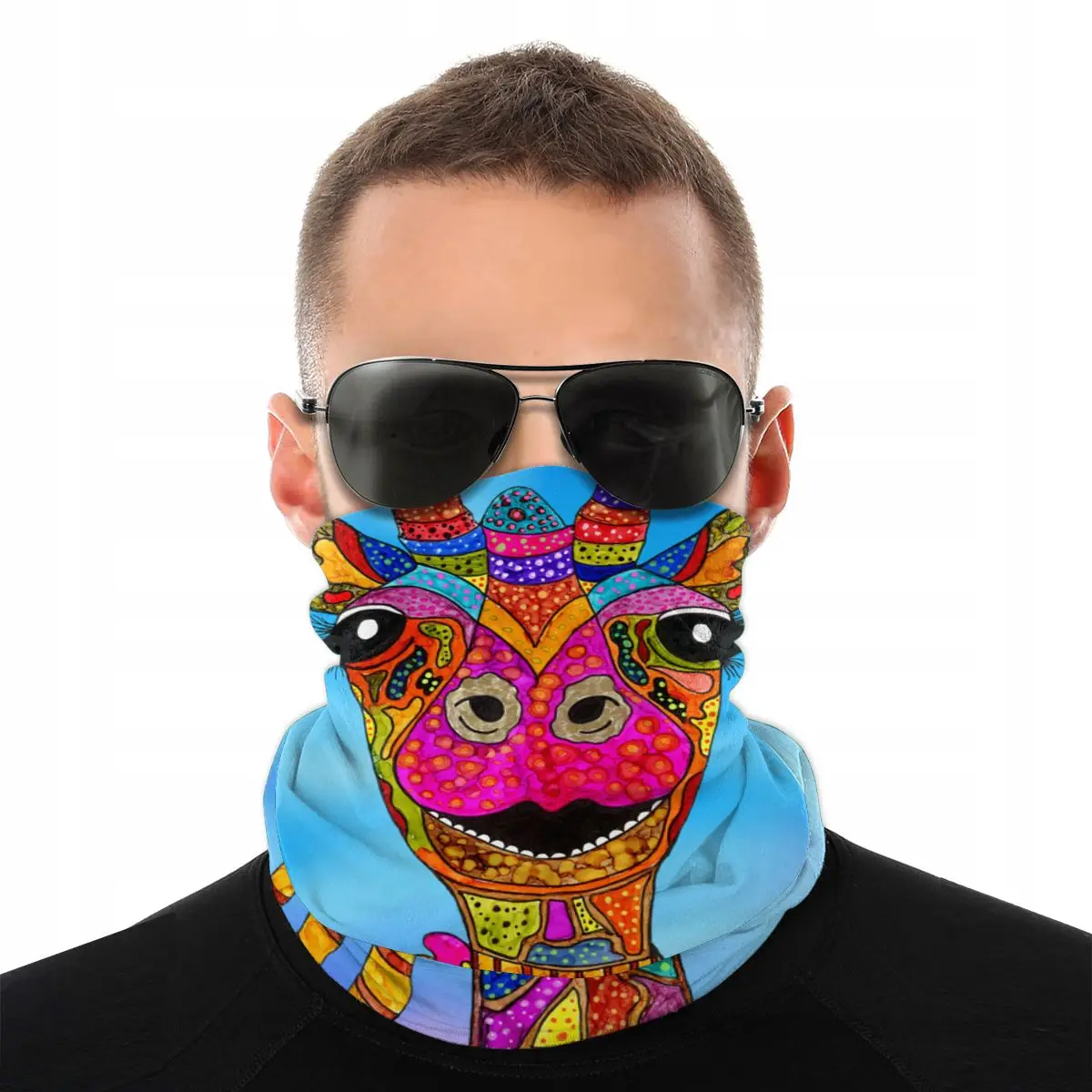 Cute And Colorful Giraffe Magic Scarf Neck Face Mask Halloween Neck Gaiter Balaclava Bandanas Dustproof Headband Outdoor Hiking
Cute And Colorful Giraffe Magic Scarf Neck Face Mask Halloween Neck Gaiter Balaclava Bandanas Dustproof Headband Outdoor Hiking