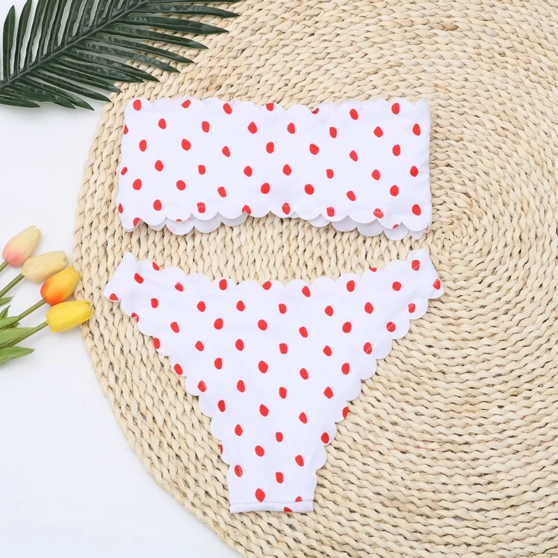 Sexy Polka Dot Bikini Women 2021 Two Piece Swimsuit Push Up Swimwear Floral Side Bathing Suit Brazilian Beach Wear Swimming Suit
Sexy Polka Dot Bikini Women 2021 Two Piece Swimsuit Push Up Swimwear Floral Side Bathing Suit Brazilian Beach Wear Swimming Suit