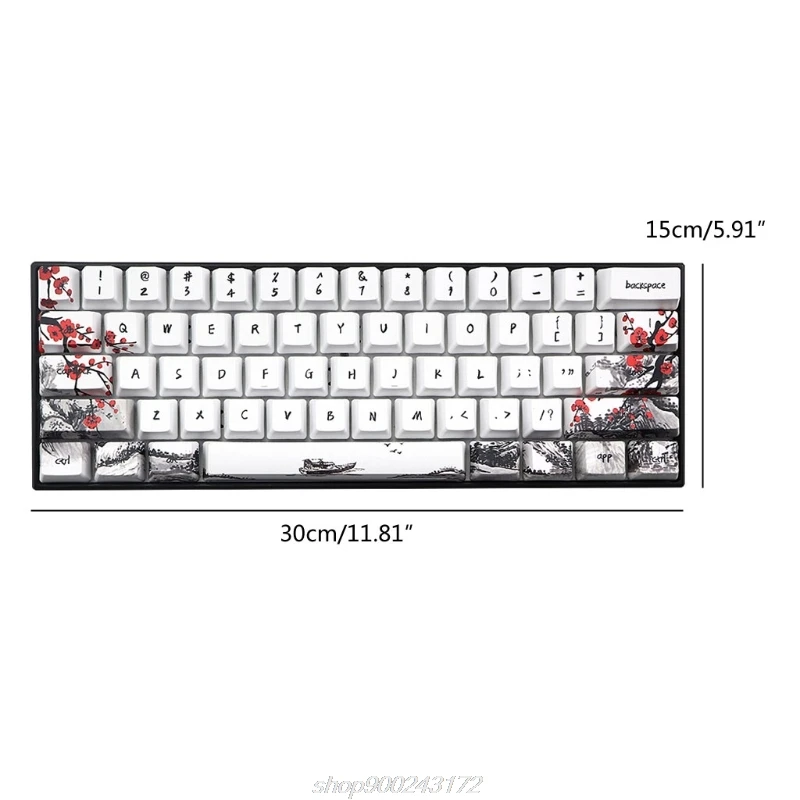 71 Keys Wangjiang Plum Blossom Keycap Dye Sublimation OEM Mechanical Keyboard Keycap For GH60 XD64 DZ60 GK61 M15 21 Dropship
71 Keys Wangjiang Plum Blossom Keycap Dye Sublimation OEM Mechanical Keyboard Keycap For GH60 XD64 DZ60 GK61 M15 21 Dropship