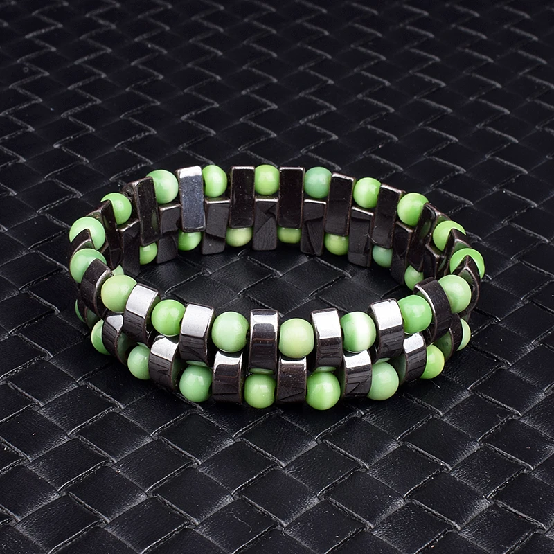 Classical Nature Multi-layer Hematite Bracelets Women Moon Hematite Bracelets Men Green Beads Energy Stone Bracelet Jewelry Gift
Classical Nature Multi-layer Hematite Bracelets Women Moon Hematite Bracelets Men Green Beads Energy Stone Bracelet Jewelry Gift