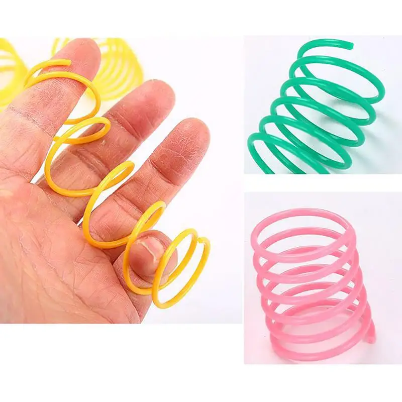 5pc/Set Cat Spring Toys Plastic Colorful Interactive Spiral Kitten Toys Scratch Cat Toys Gatos Toy Spring Suction Pet Supplies
5pc/Set Cat Spring Toys Plastic Colorful Interactive Spiral Kitten Toys Scratch Cat Toys Gatos Toy Spring Suction Pet Supplies