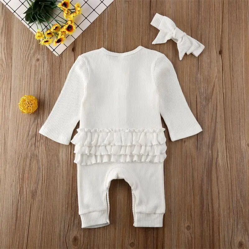 Infant Baby Girls Clothes Fashion Autumn Winter Long Sleeve Ruffles Long Rompers Baby Girls Cotton Soft Romper 4 Colors 0-18M
Infant Baby Girls Clothes Fashion Autumn Winter Long Sleeve Ruffles Long Rompers Baby Girls Cotton Soft Romper 4 Colors 0-18M