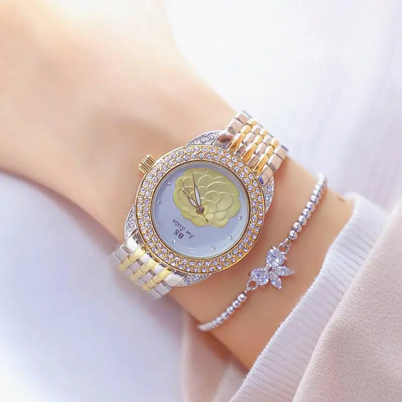 Top Brand Elegant Diamond Ladies Watch Flower Dial Women Charming Bracelet Watch Luxury Girl Fashion Casual Watch Zegarek Damski
Top Brand Elegant Diamond Ladies Watch Flower Dial Women Charming Bracelet Watch Luxury Girl Fashion Casual Watch Zegarek Damski