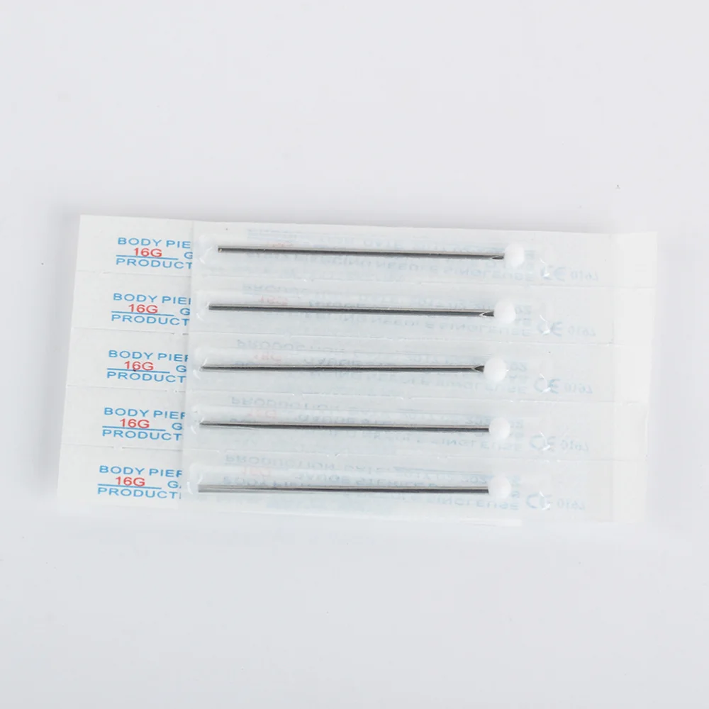 100pcs 16G Piercing Needles Mixed Size Supply Body Piercing Needles Machine Tool Supply
100pcs 16G Piercing Needles Mixed Size Supply Body Piercing Needles Machine Tool Supply