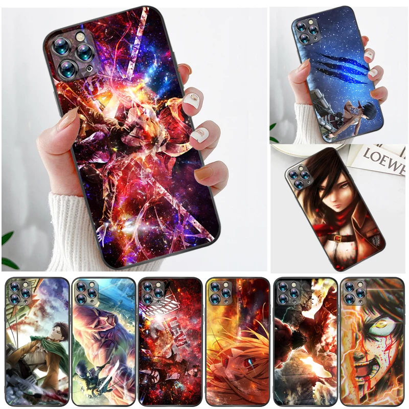 Attack On Titan Armin Arlert Levi Mikasa Ackerman Eren Jager Phone Case For iPhone 11 11Pro MAX Carcasa Coque Back Cover
Attack On Titan Armin Arlert Levi Mikasa Ackerman Eren Jager Phone Case For iPhone 11 11Pro MAX Carcasa Coque Back Cover