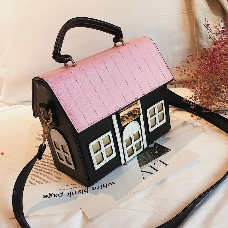 Personality House Shaped Leather Women Handbags Fashion Creative Girl Messenger Crossbody Bag Shoulder Bag Bolsa Feminina 
Personality House Shaped Leather Women Handbags Fashion Creative Girl Messenger Crossbody Bag Shoulder Bag Bolsa Feminina