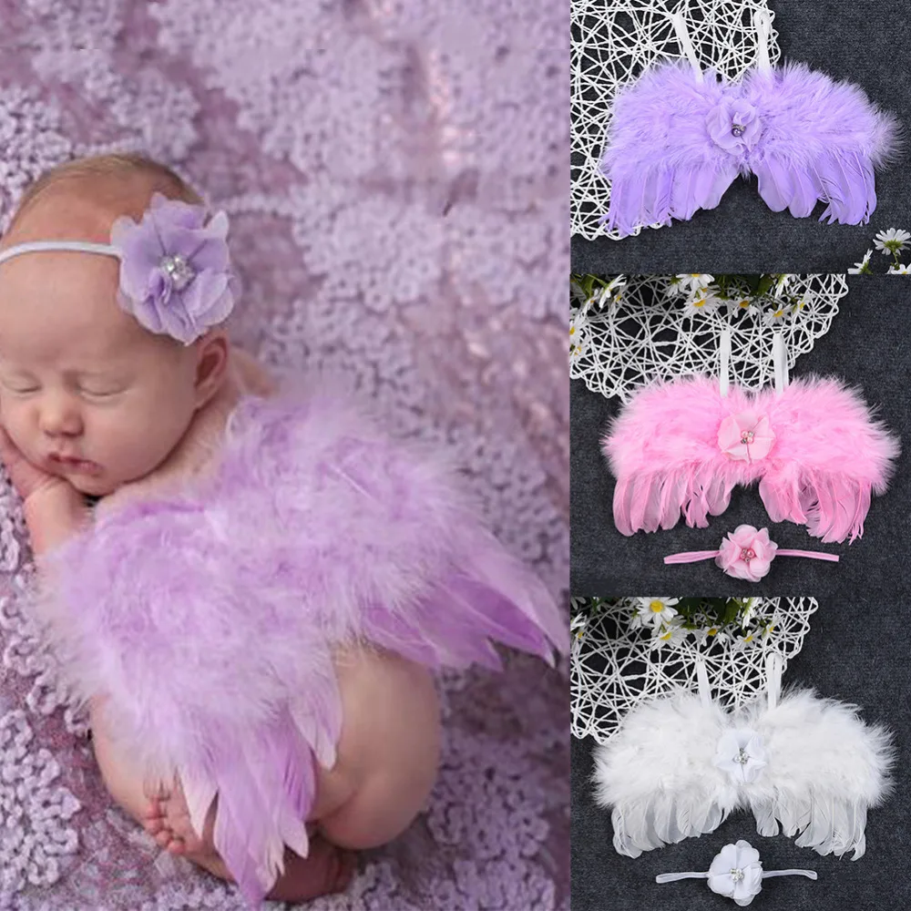 Infant Feather Angel Wing with Flower Headband Costume Set One Hundred Days Baby Photography Clothing Holiday Decoration
Infant Feather Angel Wing with Flower Headband Costume Set One Hundred Days Baby Photography Clothing Holiday Decoration