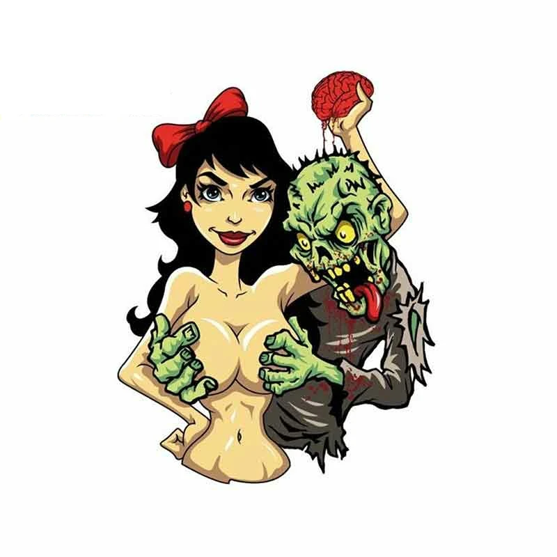 Cartoon Vinyl Car Decorative Stickers Zombie with Sexy Girl Helmet Laptopcar Bumper Waterproof Cover Scratch Decal PVC 10cmX13cm
Cartoon Vinyl Car Decorative Stickers Zombie with Sexy Girl Helmet Laptopcar Bumper Waterproof Cover Scratch Decal PVC 10cmX13cm