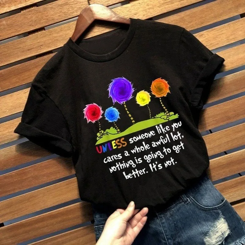 Colorful Ball Tree Letter Print T Shirt Women Short Sleeve O Neck Loose Tshirt Summer Women Tee Shirt Tops Camisetas Mujer
Colorful Ball Tree Letter Print T Shirt Women Short Sleeve O Neck Loose Tshirt Summer Women Tee Shirt Tops Camisetas Mujer