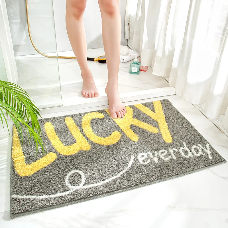 Simple Home Bath Mats Shower Room Door Mat Super Soft Absorbent Foot Carpet Stable Non-slip Bathroom Rug
Simple Home Bath Mats Shower Room Door Mat Super Soft Absorbent Foot Carpet Stable Non-slip Bathroom Rug