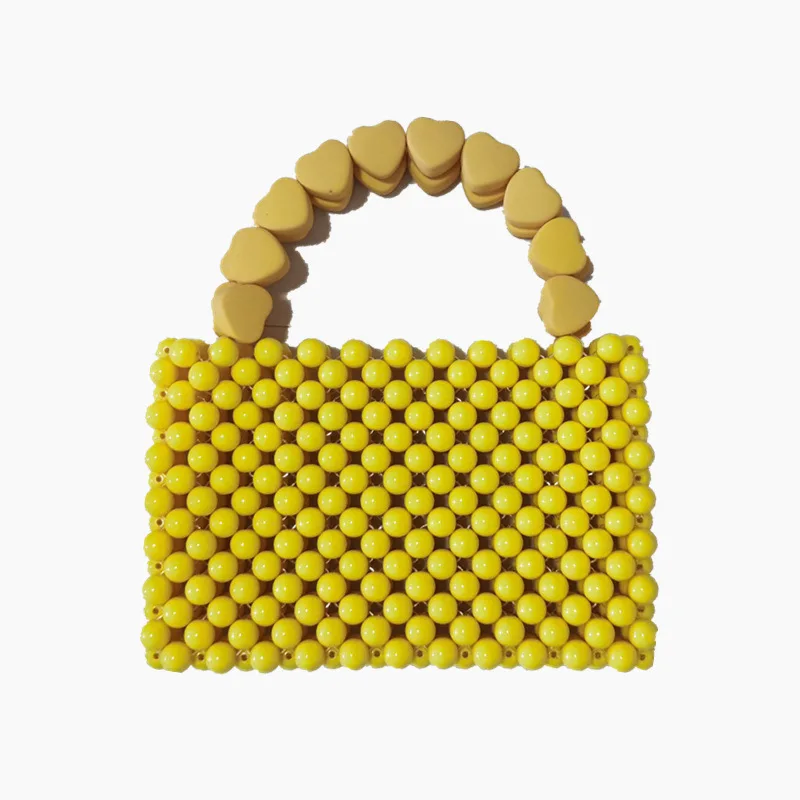 Fashion Beaded Handmade Woven Bag Women's Handbag Luxury Designer Pearl Hand Bag High Quality Acrylic Crystal Bag Small Tote
Fashion Beaded Handmade Woven Bag Women's Handbag Luxury Designer Pearl Hand Bag High Quality Acrylic Crystal Bag Small Tote