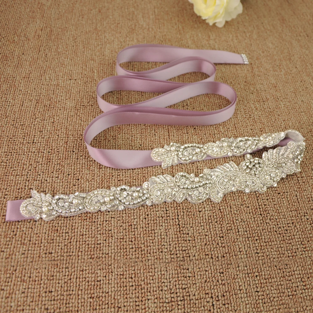 OLOMLB Bridal Belt Silver Golden Crystal Bridal Belts Handmade Wedding Thin Belts Pearl Wedding Sash Belt Wedding Dress Accessor
OLOMLB Bridal Belt Silver Golden Crystal Bridal Belts Handmade Wedding Thin Belts Pearl Wedding Sash Belt Wedding Dress Accessor