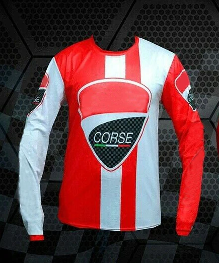 2021 Red Short Jersey Men's T-shirt For Ducati Moto GP Motorcycle Racing Team Mountain Bicycle Motocross Summer Long sleeve
2021 Red Short Jersey Men's T-shirt For Ducati Moto GP Motorcycle Racing Team Mountain Bicycle Motocross Summer Long sleeve