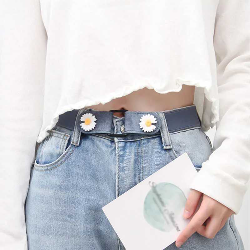 Buckle Free Blue Waist Belt No Buckle Elastic Pants Jeans Waist Belt For Women Men Daisy Lazy Decorative Invisible Waistband
Buckle Free Blue Waist Belt No Buckle Elastic Pants Jeans Waist Belt For Women Men Daisy Lazy Decorative Invisible Waistband